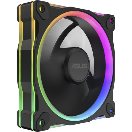 Ventilateur Asus prime mr120 argb - pack triple de ventilateurs de boîtier (noir, 3 pièces, 120 x 120 x 28 mm, 3 pièces)