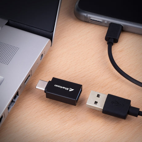 Adaptateurs USB-C Sharkoon officepal (noirs)
