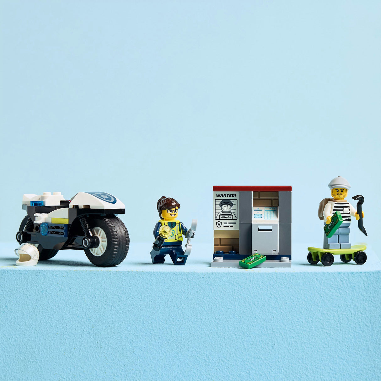 Lego city 60455 poursuite en moto par la police