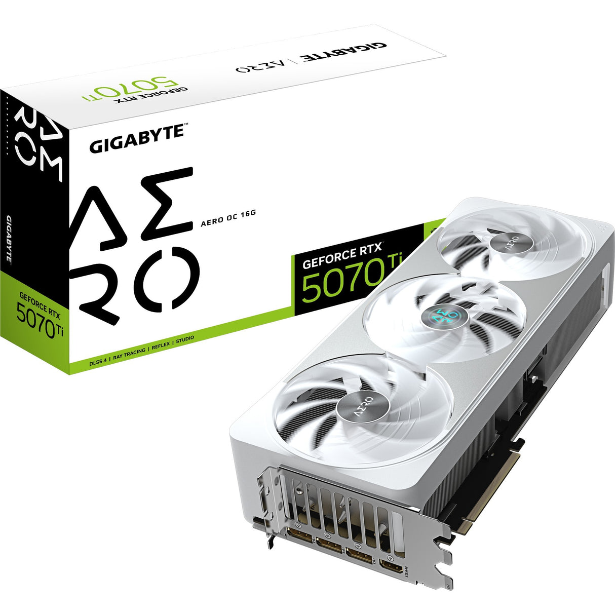 Carte graphique Gigabyte GeForce RTX 5070 Ti Aero OC 16G (3x Display Port, 1x HDMI)