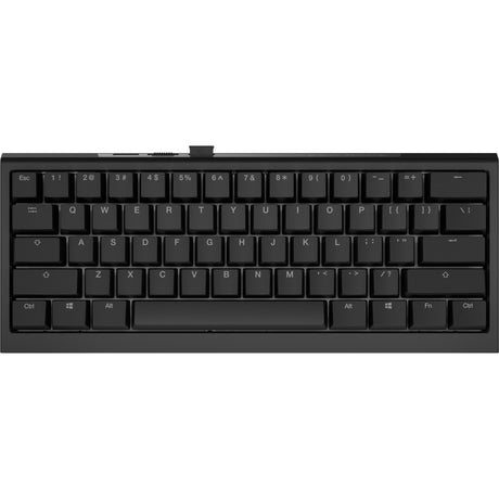 Ducky one x mini clavier mécanique RVB sans fil (noir, disposition américaine (qwerty), inductif, 60 %, remplaçable à chaud, pbt, 2,4 ghz | bluetooth | usb-c)