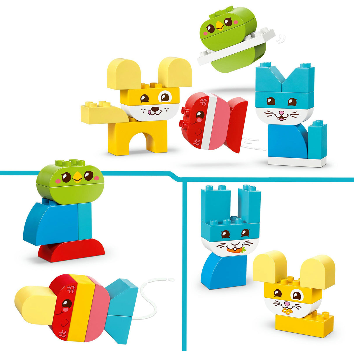 Lego Duplo 10477 3-en-1 mes premiers animaux créatifs