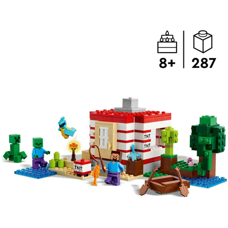 Lego ® Minecraft® La maison de la jungle TNT, ensemble de jeu vidéo - 21275