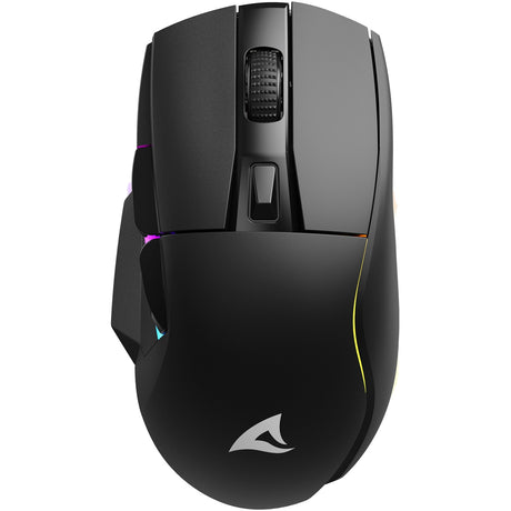 Souris de jeu Sharkoon Skiller sgm50w (noir, 400 - 6400 dpi, LED RVB)