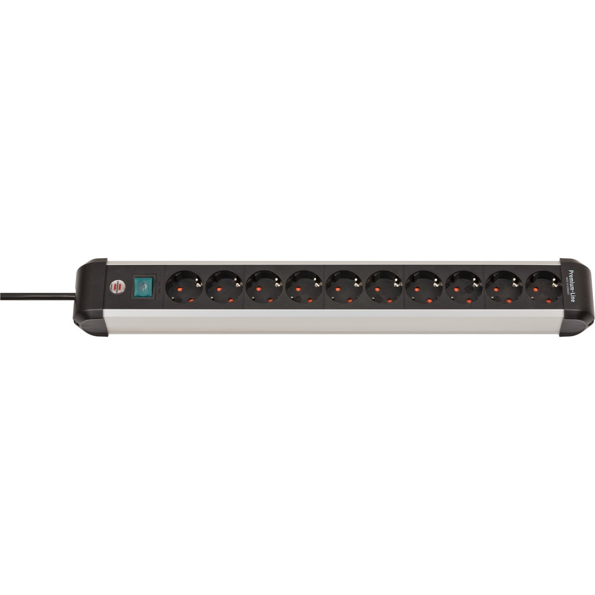 Brennenstuhl Socket Premium-Alu-Line 10 fois