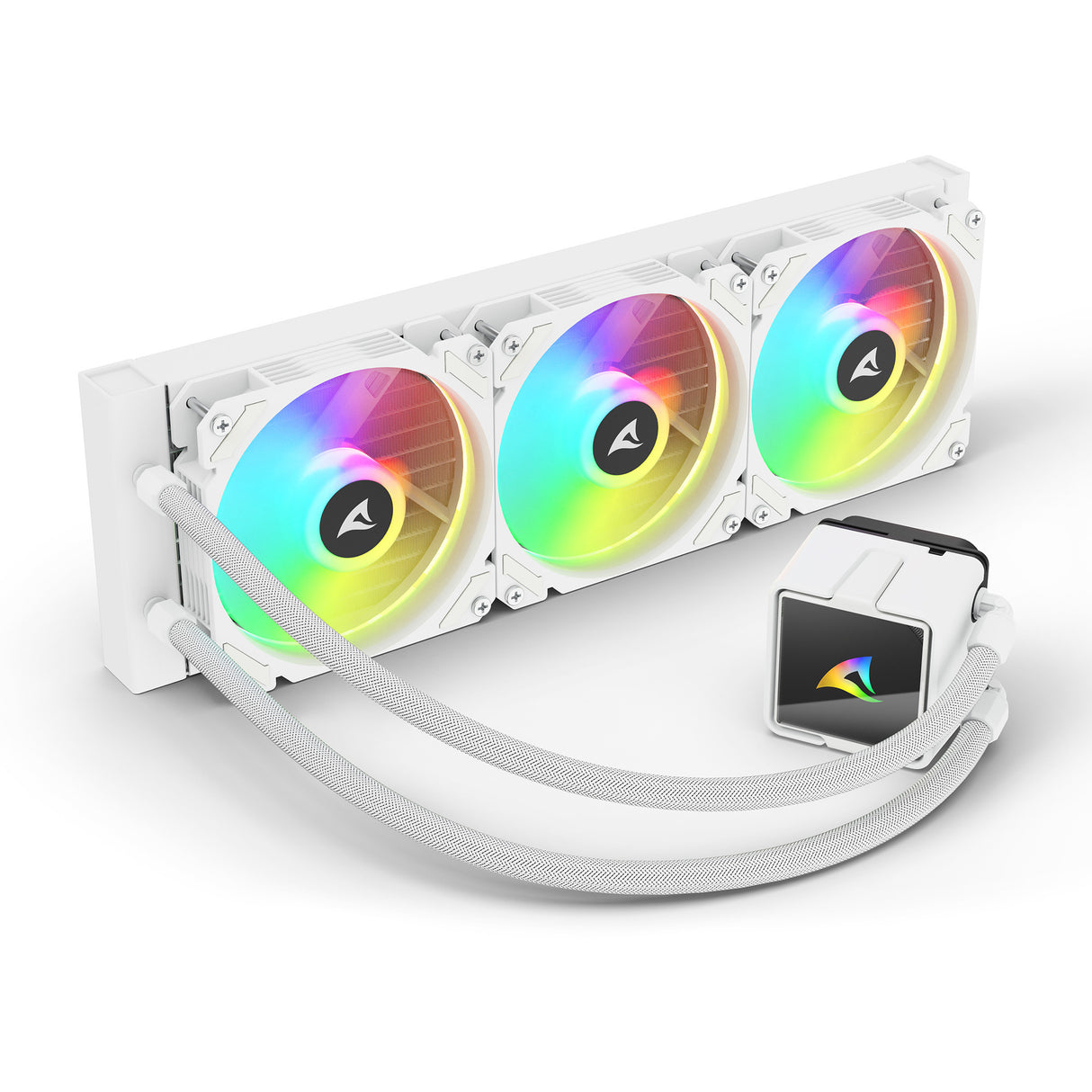 Refroidissement par eau Sharkoon s60 argb (blanc, pwm 4 broches)
