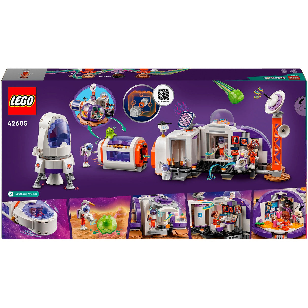 LEGO LEGO Friends 42605 Base d'espace sur Mars et Rocket