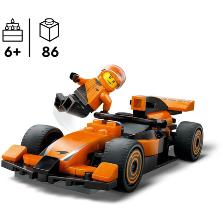 Lego city 60442 pilote de F1 avec voiture de course McLaren