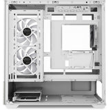 Boîtier mini tour Sharkoon mk7 argb (blanc | 2x USB-A | 1x USB-C | RVB | verre trempé)