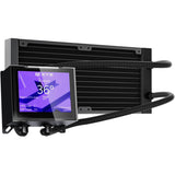 Xyz pc gear hydroview aio 240 refroidissement par eau (noir, argb, pwm)