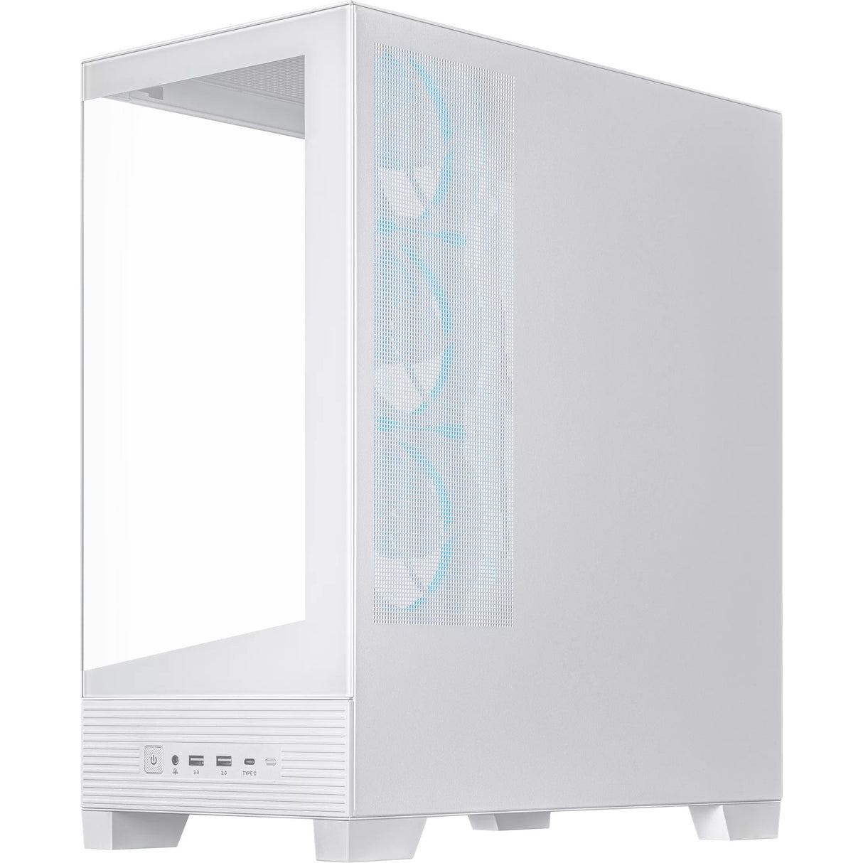 Boîtier tour midi Asus a31 plus (blanc | 2x USB-A | 2x USB-C | verre trempé)