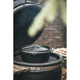 The Windmill Dutch Oven 6 qt sans pieds poêle de cuisson (noir, ø 31,5 cm | 5,9 litres)