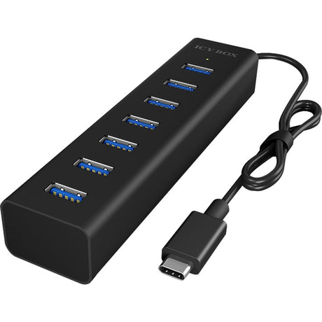 Boîte glacée ib-hub1700-c3 hub usb (noir)