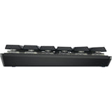 Cherry kw 550 mx lp, clavier (noir, disposition américaine, mx low profile 2.0 ivoire, 96%, led blanche, touches pbt)