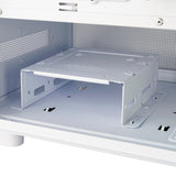 Boîtier mini tour Silverstone lucid 04 (blanc | 2x USB-A | 1x USB-C | RVB | verre trempé)