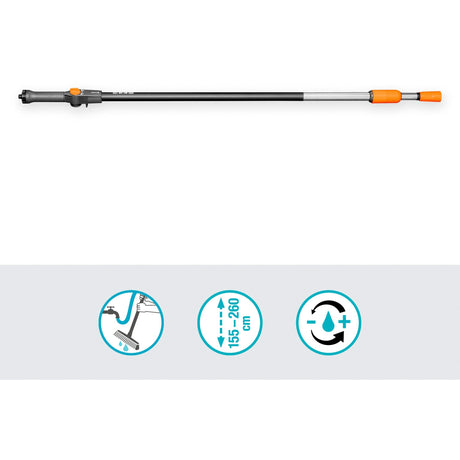 Manche télescopique Gardena cleansystem m - xl, pour les endroits plus éloignés (18804-20)