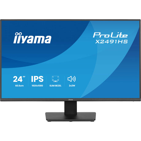 Moniteur Iiyama prolite x2491hs-b1 23,8 (noir, 120 Hz, HDMI, port d'affichage, audio)