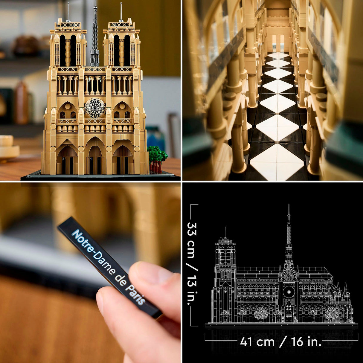 Lego architecture notre-dame de paris - 21061
