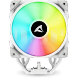 Refroidisseur de processeur Sharkoon a50 RVB (blanc, connecteur de ventilateur PWM à 4 broches)