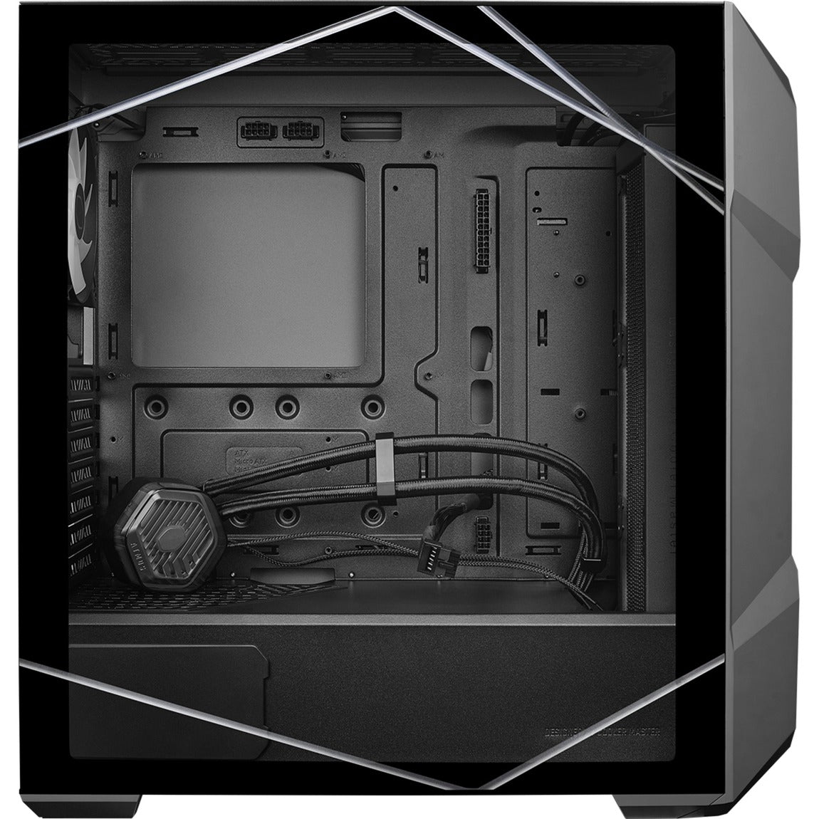 Boîtier tour midi Cooler Master TD500 Max (Gunmetal | 2x USB-A | 1x USB-C | RVB | Verre trempé)