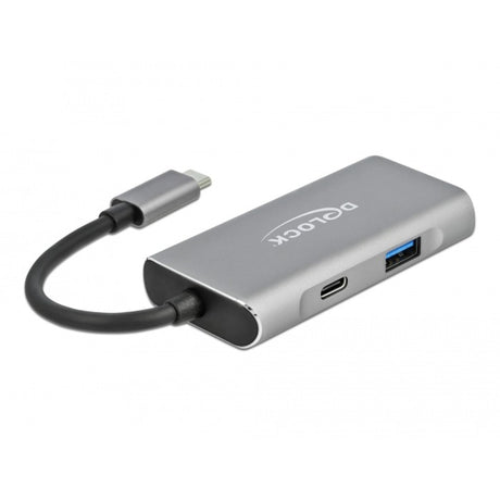 Delock Hub USB externe USB 3.2 gen 2 type-C Hub USB (gris)