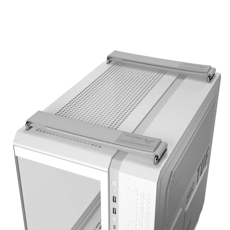 Asus tuf gaming gt502 horizon argb midi tower behuizing (wit | 3x usb-a | 1x usb-c | tempered glass)