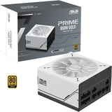 Alimentation modulaire Asus prime gold 850 watts (blanc, 1x 12v-2x6, 3x pcie)