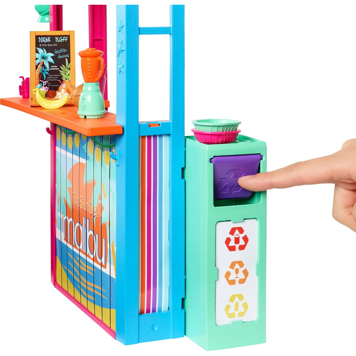 Mattel aime la cabane de la plage de l'océan