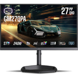 Moniteur de jeu Cooler master gm27qpa 27 (noir, 240 Hz, HDMI, port d'affichage, audio)