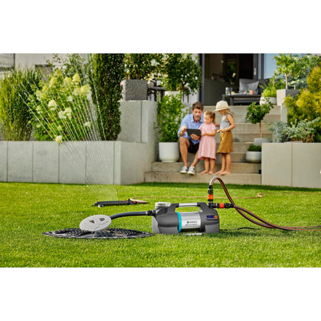 Gardena pompe d'arrosage 6300 SilentComfort (acier inoxydable gris foncé, 1050 watts | Bluetooth)