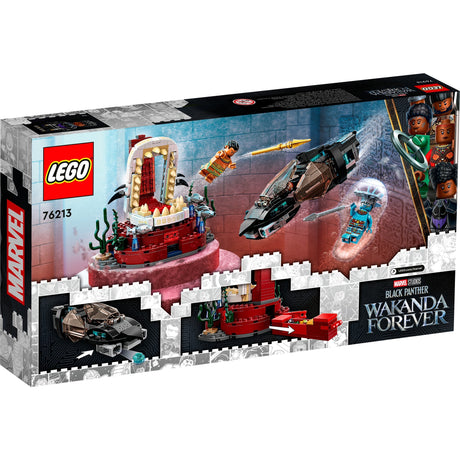 Lego Marvel - Jouet de construction de la salle du trône du roi Namor (76213)