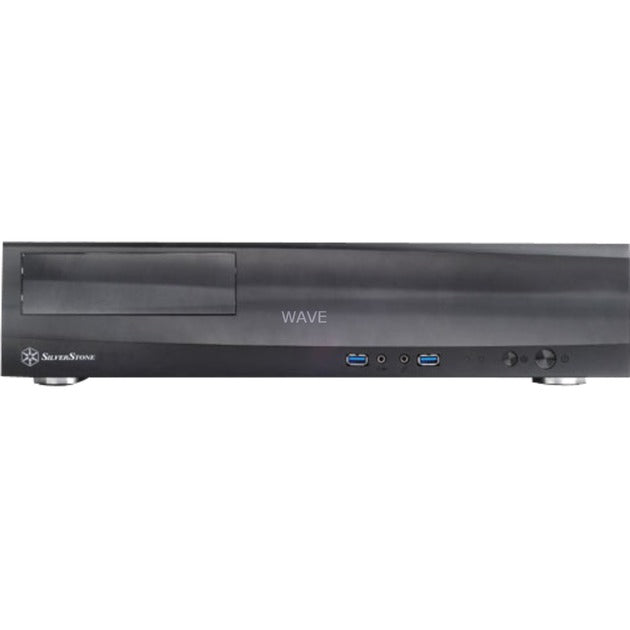 Silverstone milo ml03b boîtier de bureau (noir | 2x USB-A)