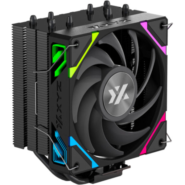 Refroidisseur de processeur Xyz PC Gear Thermax 4 RGB (noir, ARGB, PWM)