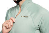 Cube half zip - maillot manches longues femme