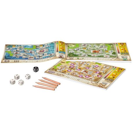 Ravensburger Donjons, jeu de dés et de danger (anglais, 1 à 4 joueurs, 30 à 45 minutes, à partir de 12 ans)