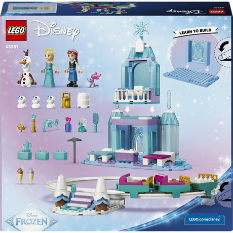 Lego Disney Princess 43281 Le château de glace et la balade sur neige d'Elsa