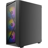 Boîtier tour midi Antec ax67 argb (noir | 3x usb-a | verre trempé)