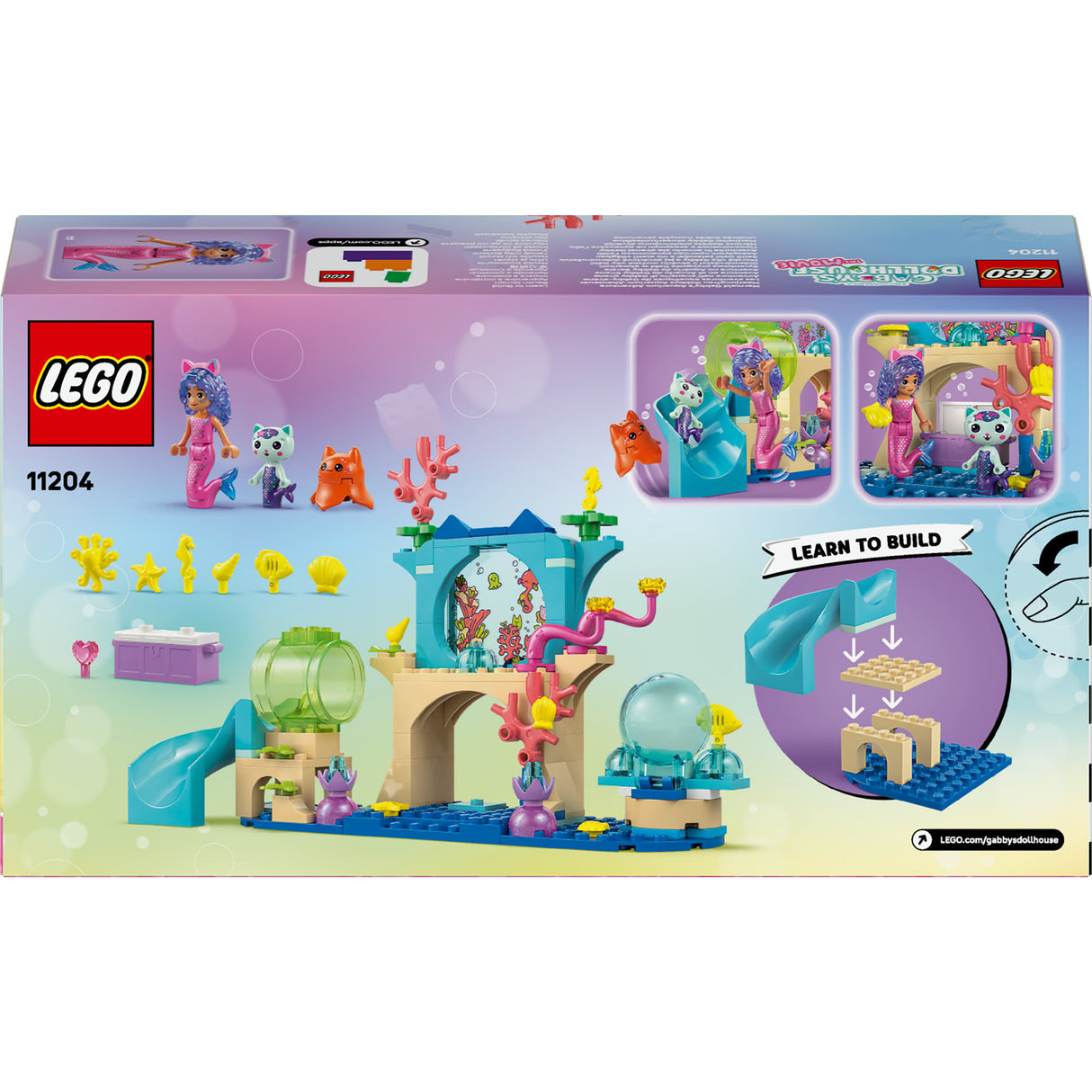 Lego Gabby's Dollhouse 11204 L'aventure de l'aquarium de la sirène Gabby