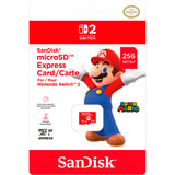 Sandisk nintendo switch 2 carte microsd express carte mémoire 256 go