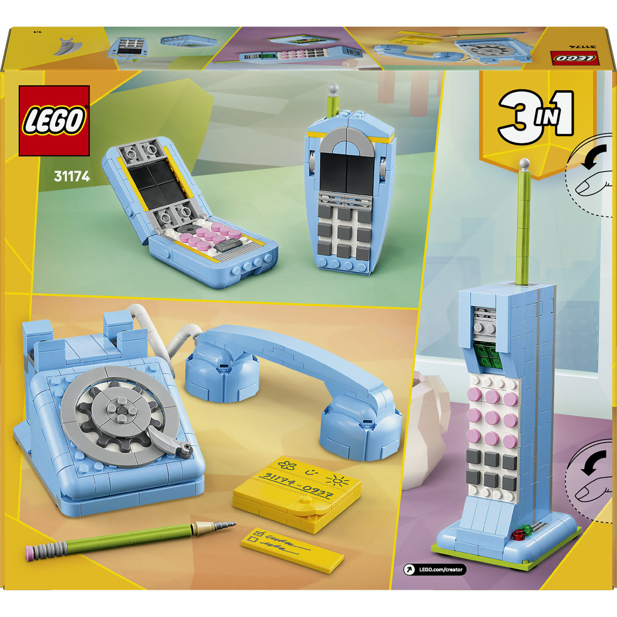 Lego Creator 31174 téléphone rétro