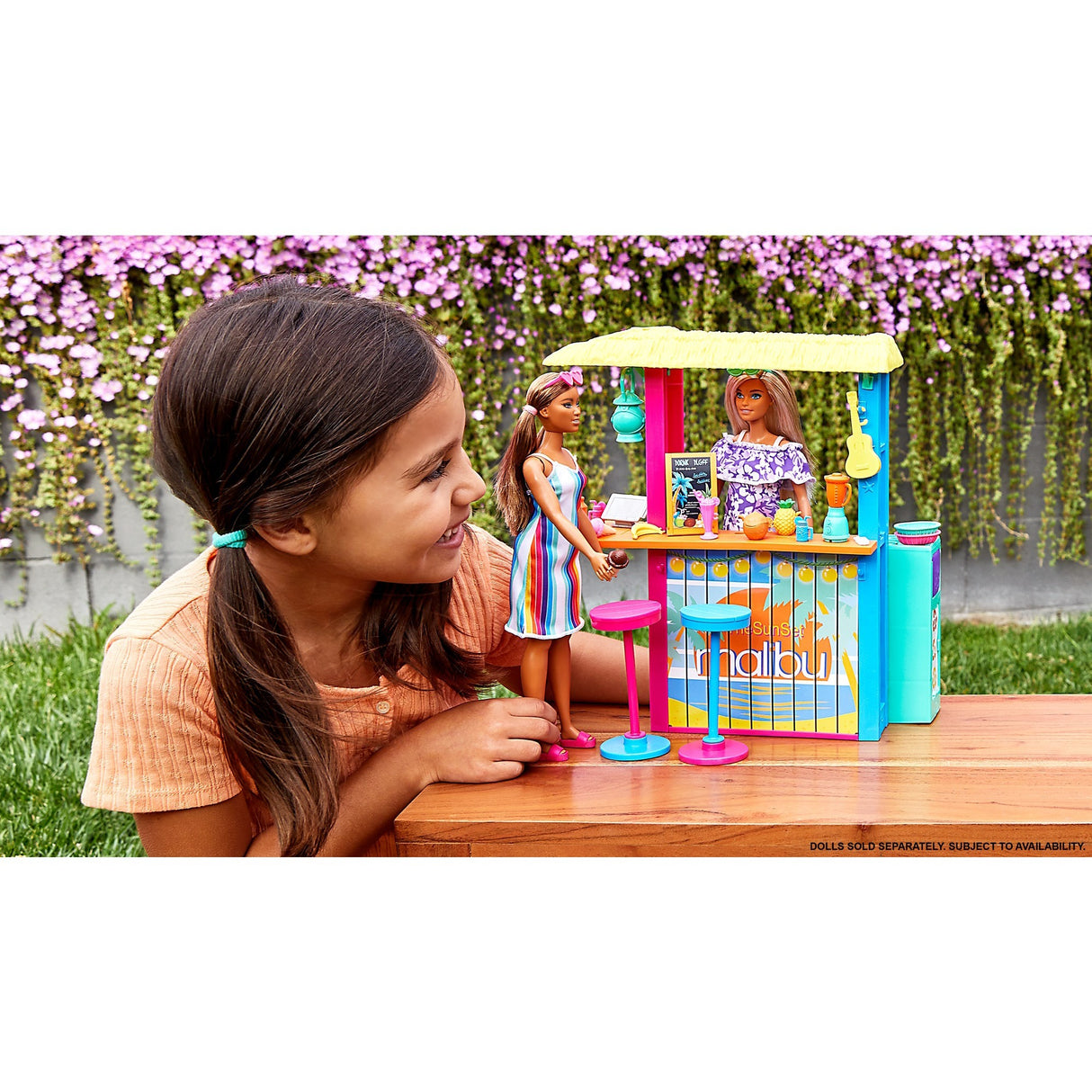 Mattel aime la cabane de la plage de l'océan