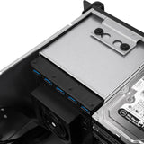 Boîtier rack Silverstone RM41-H08 (noir | 2x USB-A 3.2 (5 Gbit s))