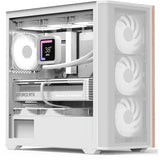 Boîtier mini tour Aerocool b301a (blanc | 1x USB-A | 1x USB-C | RVB)