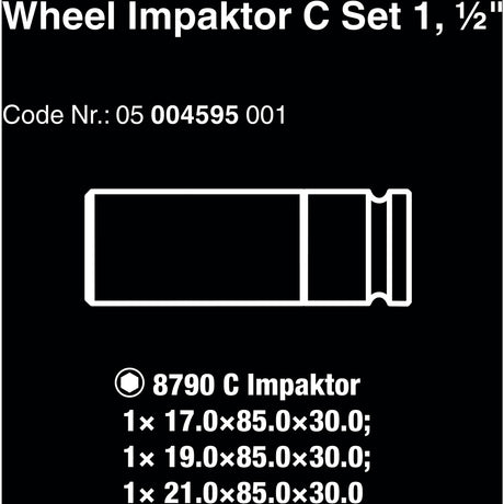 Wera Wheel Impacteur C Set 1