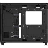 Asus prime ap303 - tempered glass panel midi tower behuizing (zwart | 2x usb-a | 1x usb-c | tempered glass)
