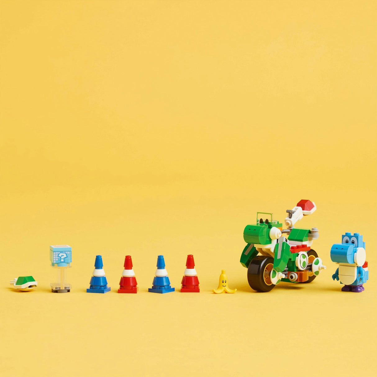 Lego super mario - mario kart - jouet de construction yoshi-crosser (72031)