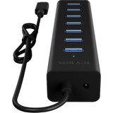 Boîte glacée ib-hub1700-c3 hub usb (noir)