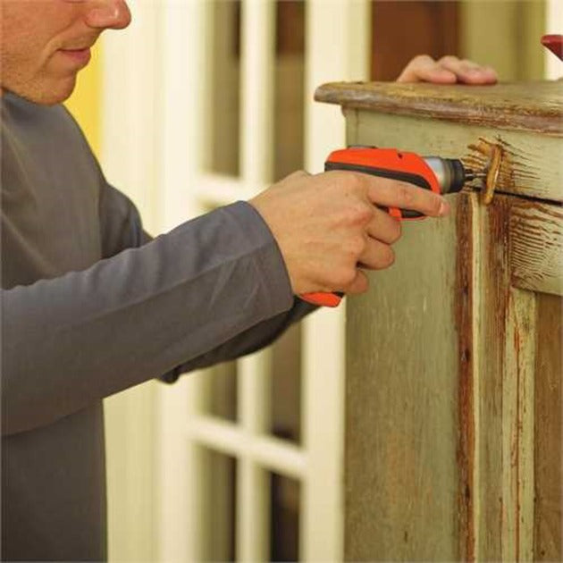 Perceuse sans fil Black+decker cs3652lc (orange noir)