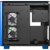 Boîtier tour midi Montech king 95 pro (bleu | 2x USB-A | 1x USB-C | RVB | verre trempé)