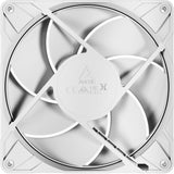 Ventilateur de boîtier Arctic p14 pro pst rgb (blanc, 140 x 140 x 27 mm, pwm)